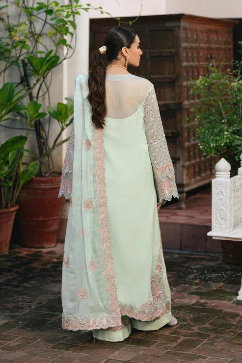 Maryum N Maria Gulnaar Formals pistachio Organza – view 2 – Poshaq