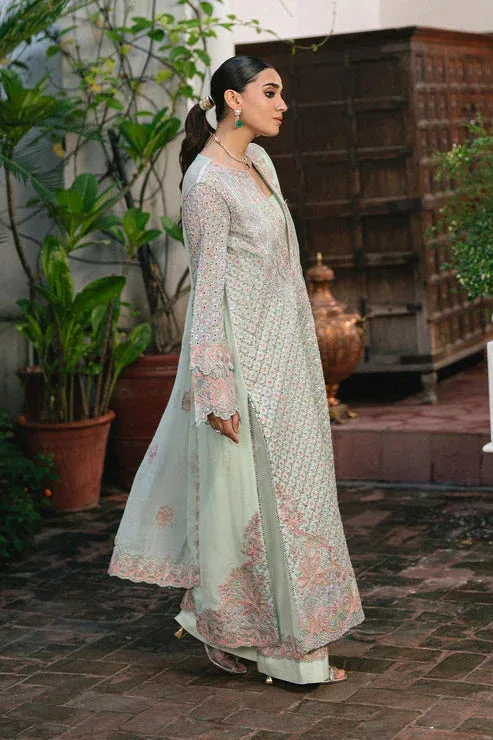 Maryum N Maria Gulnaar Formals pistachio Organza – view 4 – Poshaq