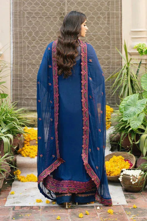Maryum N Maria Gulnaar Formals blue Organza – view 2 – Poshaq