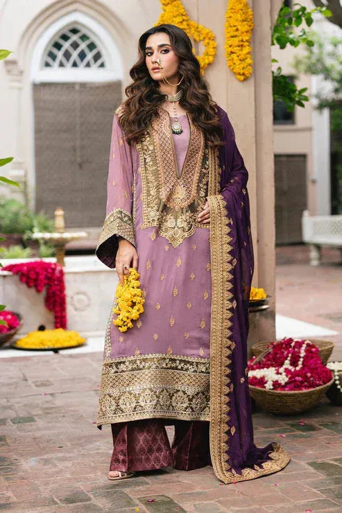 Maryum N Maria Gulnaar Formals purple Organza – view 1 – Poshaq