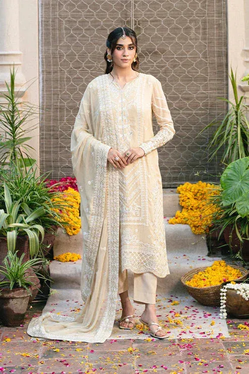 Maryum N Maria Gulnaar Formals ivory Organza – view 1 – Poshaq
