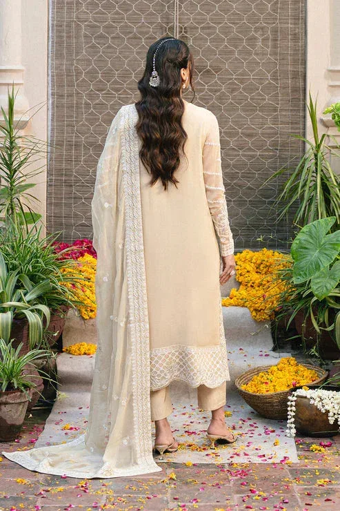 Maryum N Maria Gulnaar Formals ivory Organza – view 2 – Poshaq