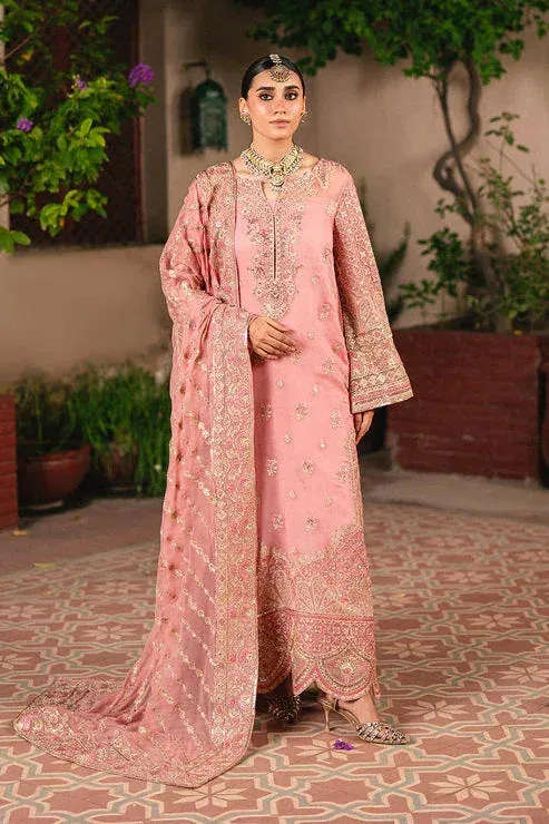 Maryum N Maria Gulnaar Formals tea pink Organza – view 1 – Poshaq
