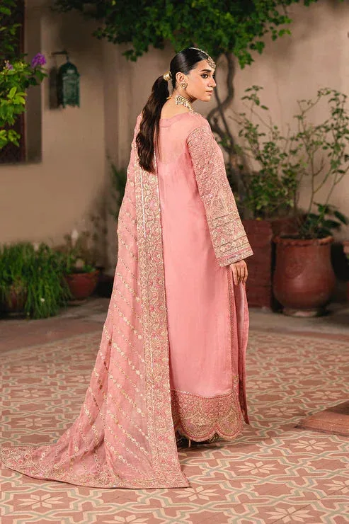 Maryum N Maria Gulnaar Formals tea pink Organza – view 2 – Poshaq