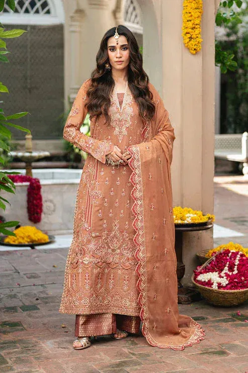 Maryum N Maria Gulnaar Formals orange Organza – view 1 – Poshaq