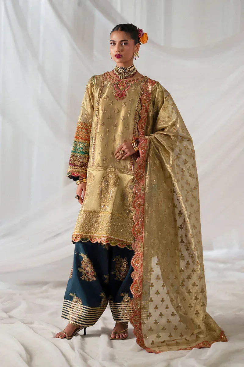 Maryum N Maria Musawir Formals Rose Gold Tissue – view 3 – Poshaq