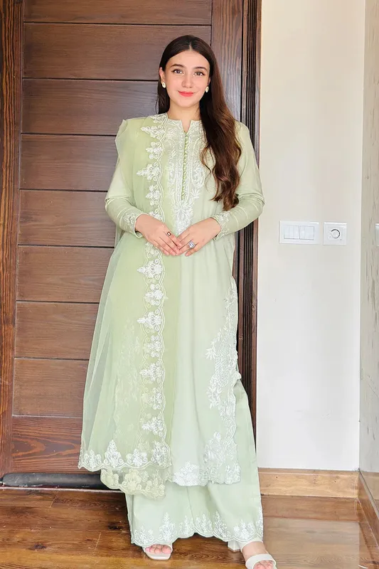 Maryum N Maria Vasl Pret Pastel Mint Cambric – view 1 – Poshaq