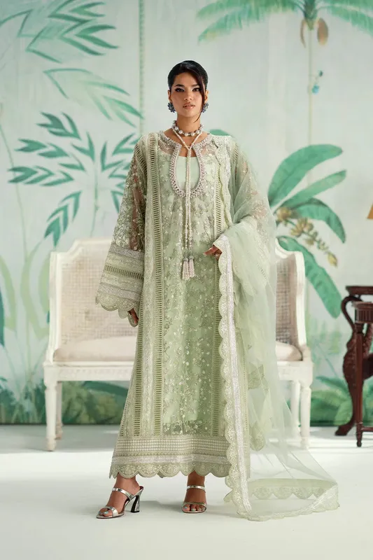 Maryum N Maria Mushal Formals Pastel Mint Grip – view 1 – Poshaq