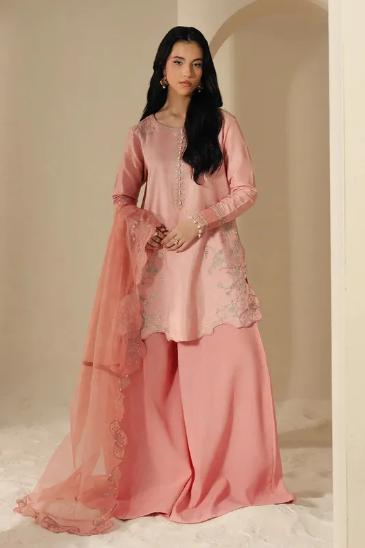 Maryum N Maria Lyla Pret Pink Organza – view 1 – Poshaq