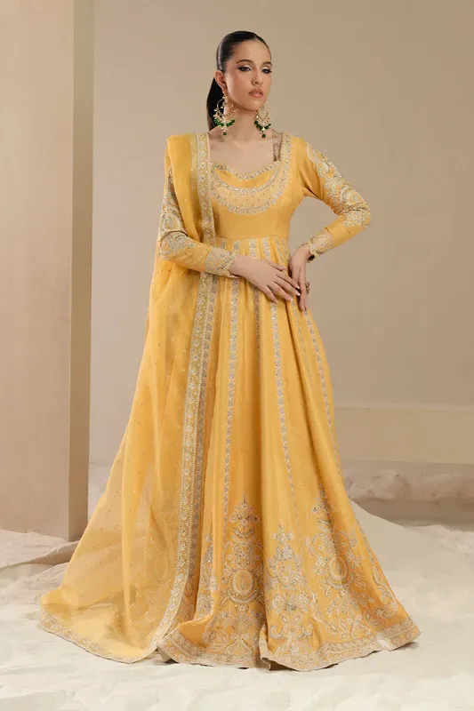Maryum N Maria Lyla Pret Champagne Gold Organza – view 1 – Poshaq
