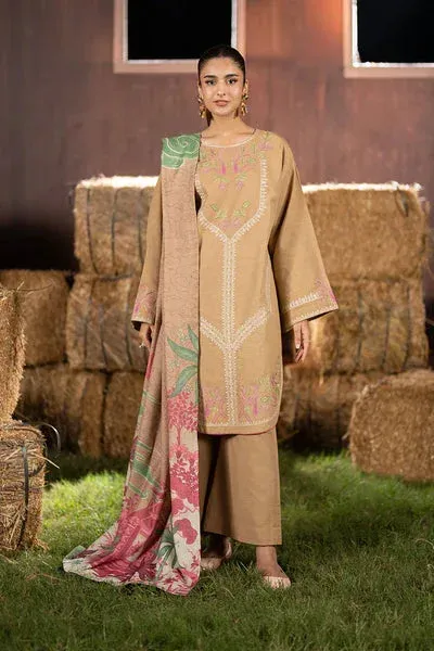 Maryum N Maria Cosy Crew Winter Pret 25 Skin Khaddar – view 1 – Poshaq