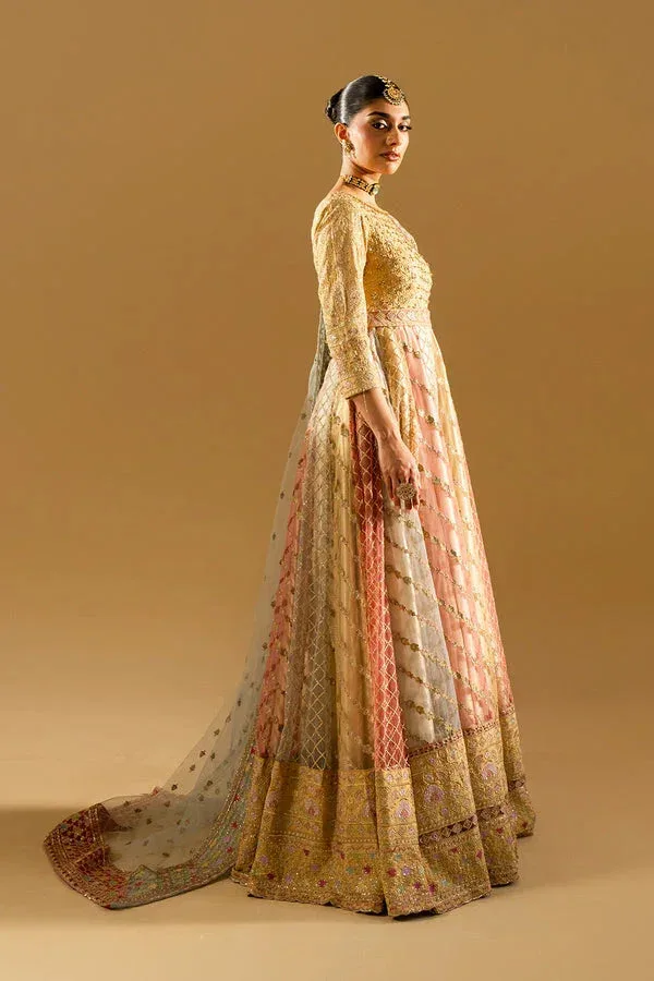 Maryum N Maria Mysha Wedding Formals Lemon Yellow Grip – view 5 – Poshaq