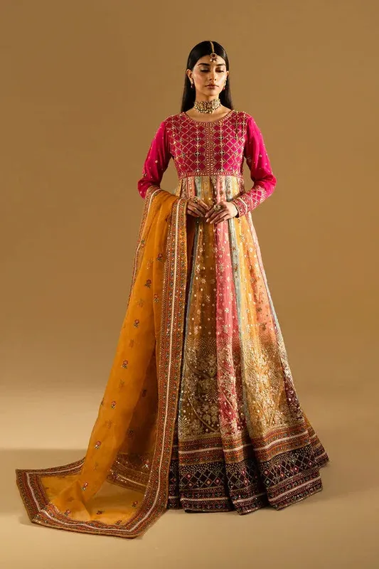 Maryum N Maria Mysha Wedding Formals Multi Organza – view 1 – Poshaq