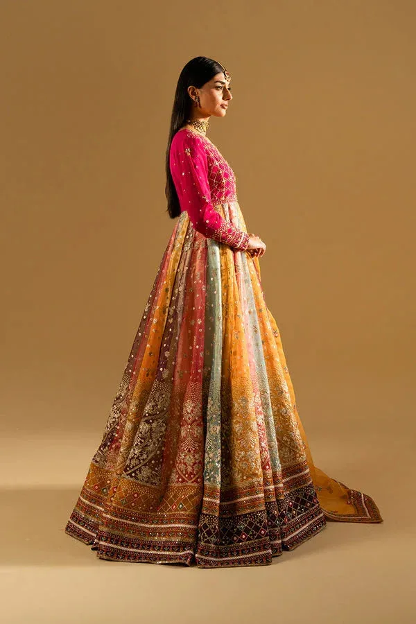 Maryum N Maria Mysha Wedding Formals Multi Organza – view 3 – Poshaq