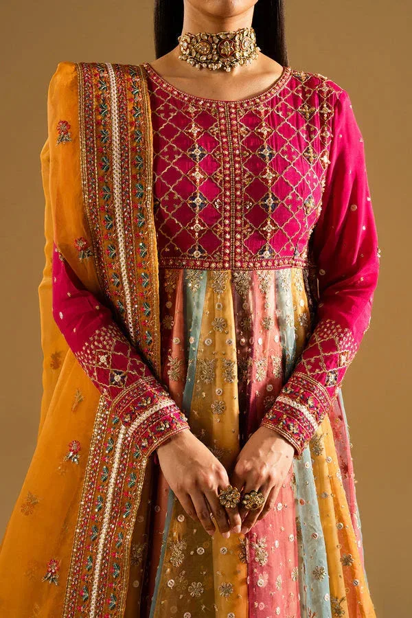 Maryum N Maria Mysha Wedding Formals Multi Organza – view 4 – Poshaq
