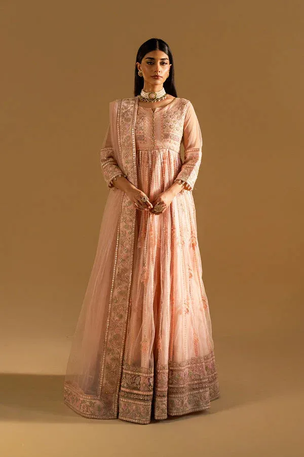 Maryum N Maria Mysha Wedding Formals Nude Peach Organza – view 5 – Poshaq