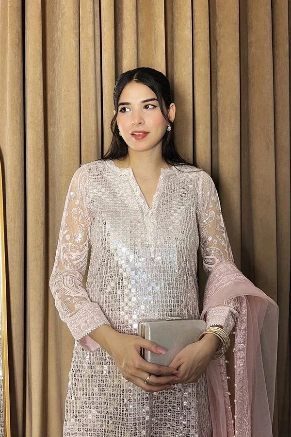 Maryum N Maria Amani Formals Pink Organza – view 3 – Poshaq
