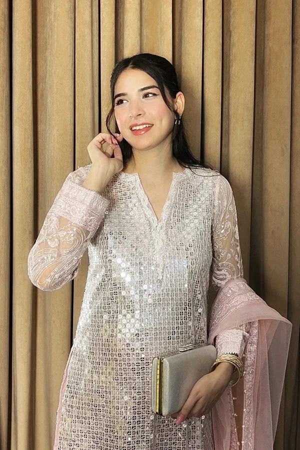 Maryum N Maria Amani Formals Pink Organza – view 4 – Poshaq
