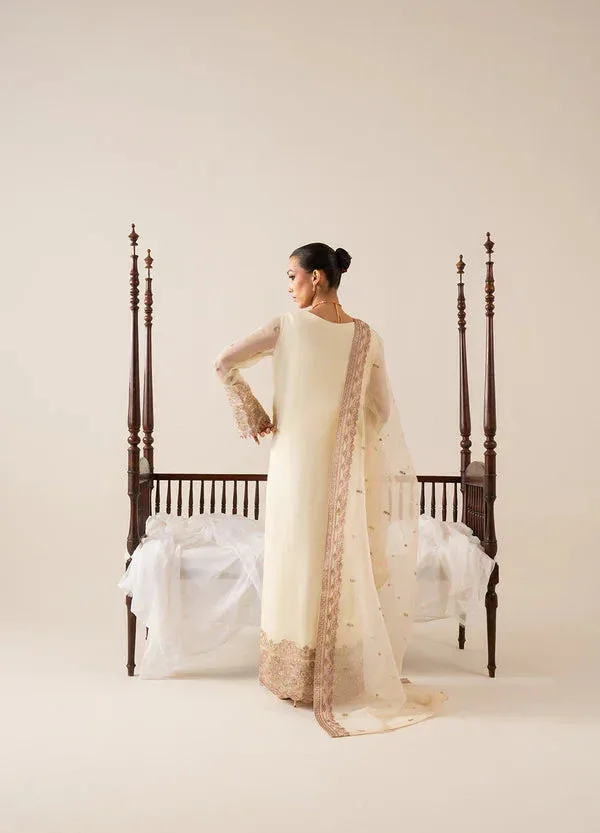 Maryum N Maria Zaib Luxury Cream Organza – view 2 – Poshaq