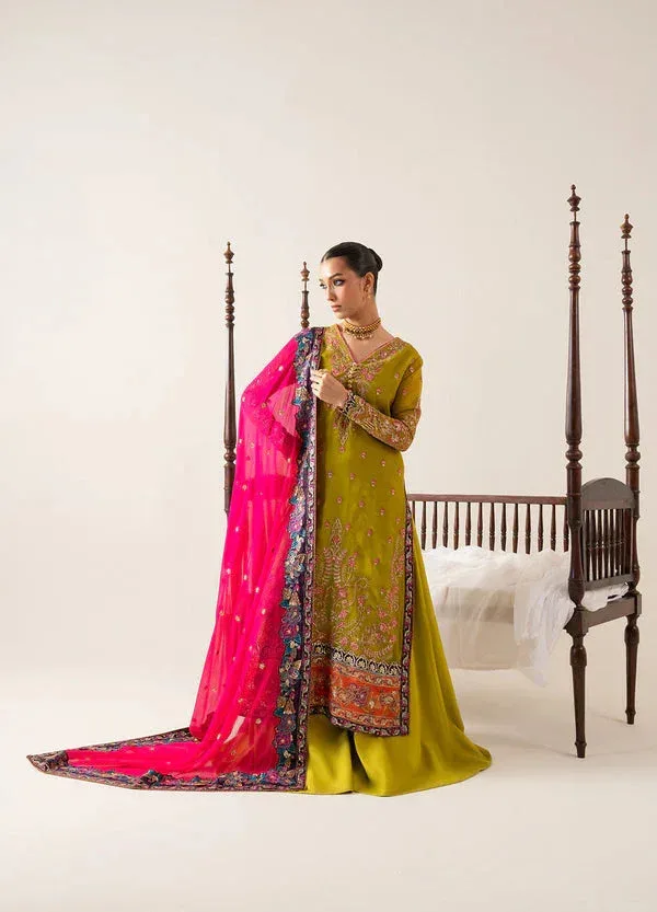Maryum N Maria Zaib Luxury Gold Chiffon – view 5 – Poshaq