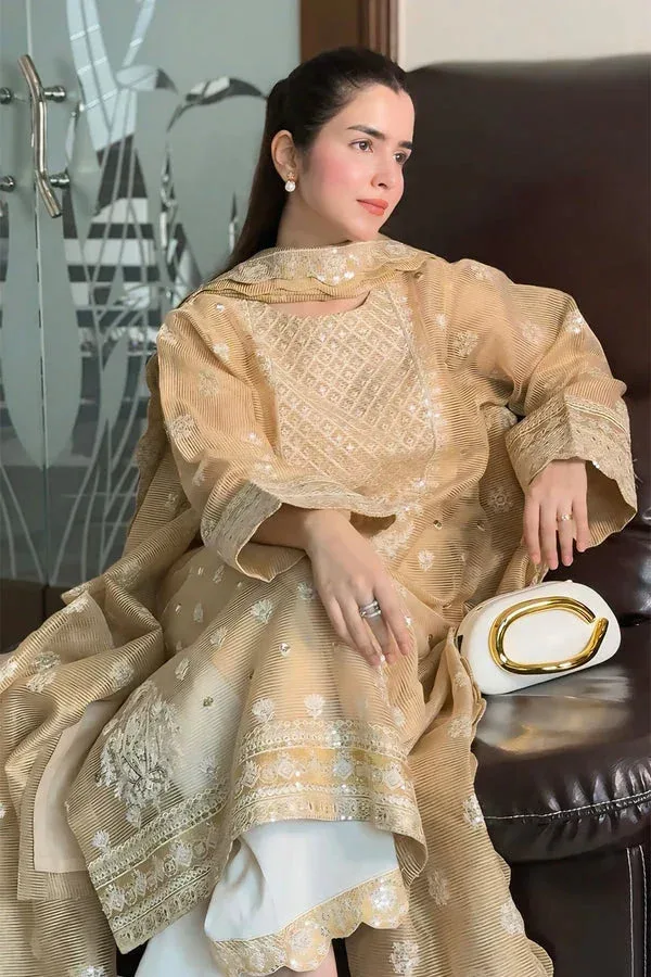 Maryum N Maria Farisha Formals chamomile Tissue – view 3 – Poshaq