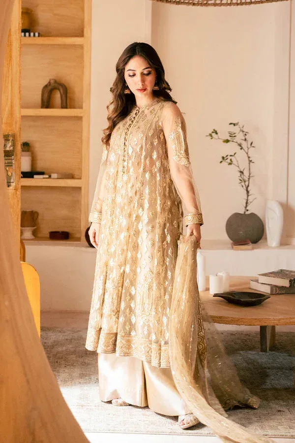 Maryum N Maria Farisha Formals Skin Organza – view 3 – Poshaq