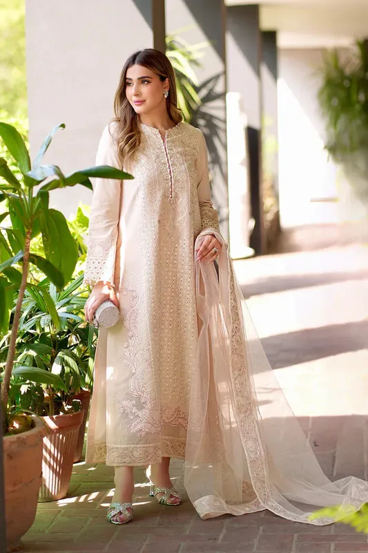 Maryum N Maria Koel 25 Light Skin Organza – view 1 – Poshaq
