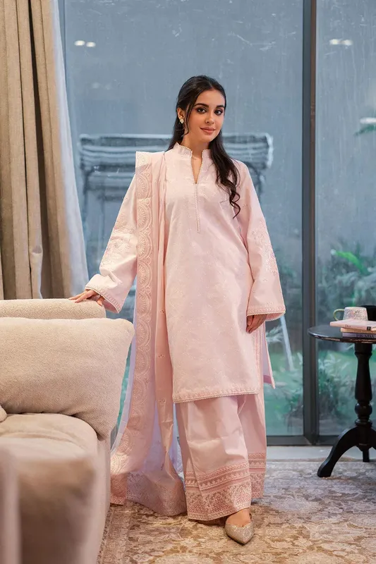 Maryum N Maria Elara 25 Pink Chiffon – view 1 – Poshaq