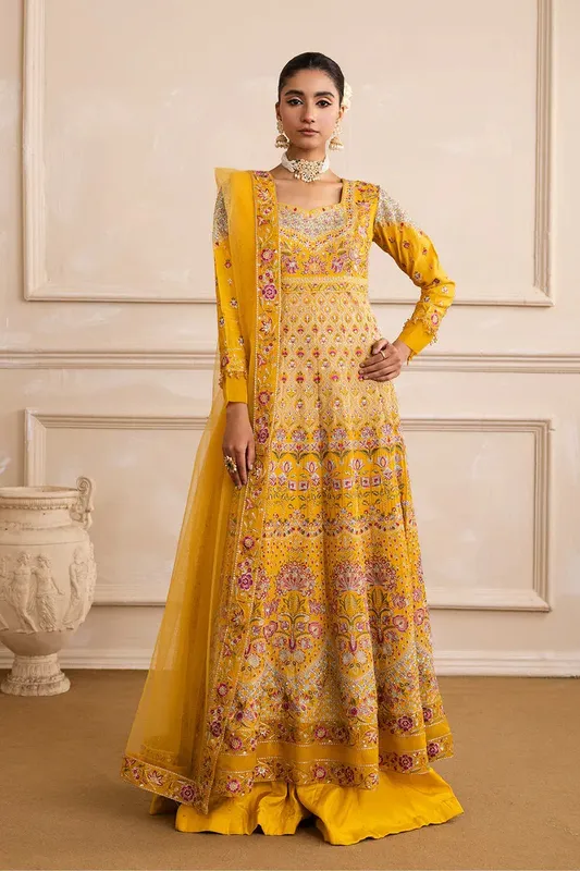 Maryum N Maria Sia Collection 25 mustard – view 1 – Poshaq