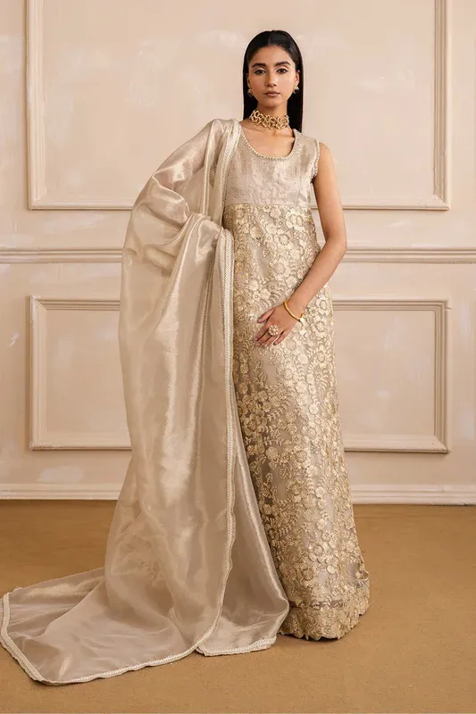 Maryum N Maria Sia Collection 25 Silver Gold Net – view 1 – Poshaq