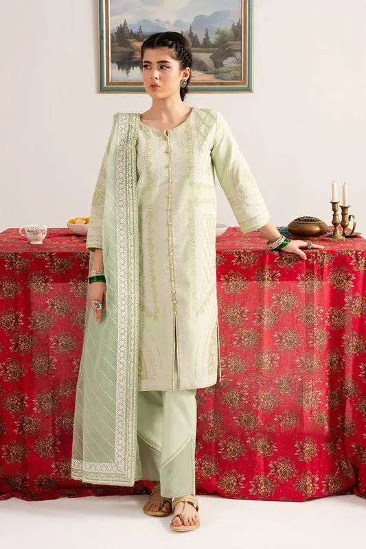 Maryum N Maria Dali Luxe Mint Green Organza – view 1 – Poshaq