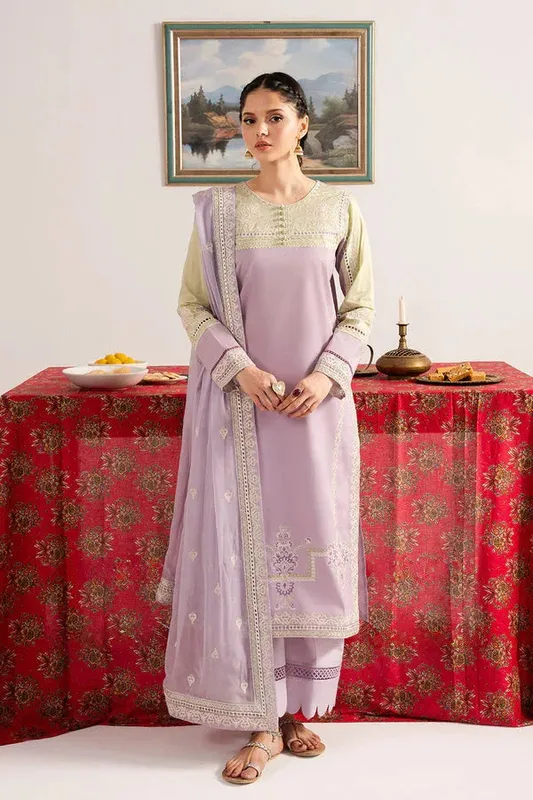 Maryum N Maria Dali Luxe Lilac Chiffon – view 1 – Poshaq