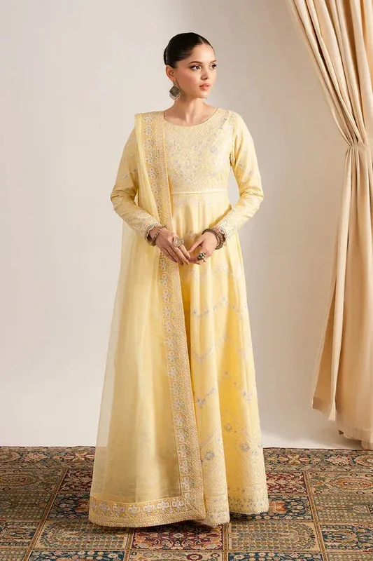 Maryum N Maria Dali Luxe Yellow Organza – view 1 – Poshaq