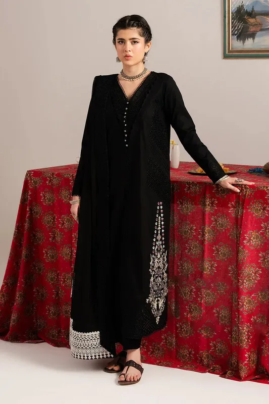 Maryum N Maria Dali Luxe Black Chiffon – view 1 – Poshaq