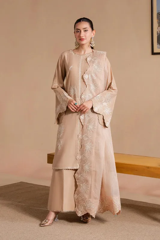 Maryum N Maria Belle Pret Beige Organza – view 1 – Poshaq