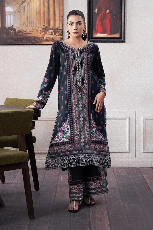 Maryum N Maria Mah Casual Pret Black Organza – view 1 – Poshaq