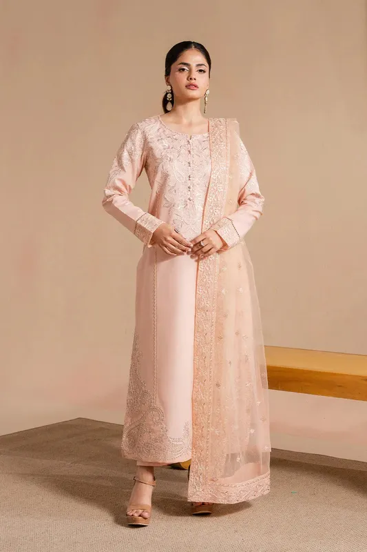 Maryum N Maria Belle Pret Tea Pink Organza – view 1 – Poshaq