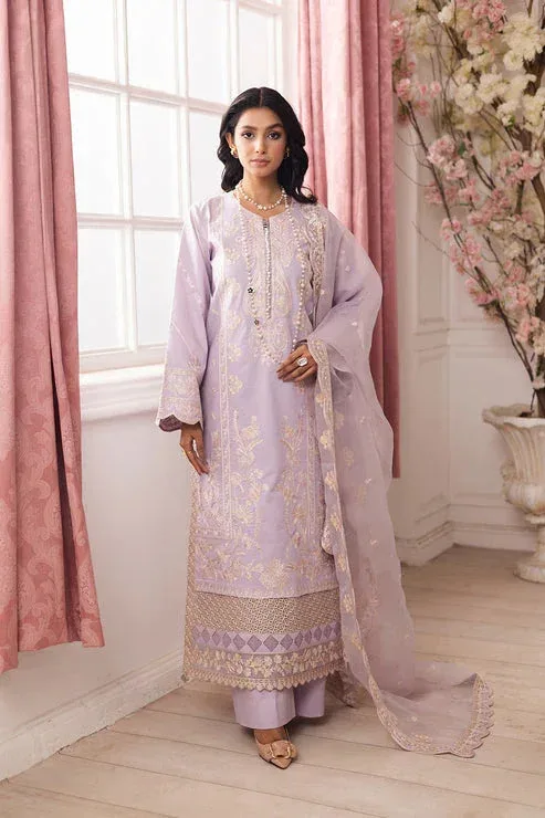 Maryum N Maria Mira Luxury Lawn Lilac Lawn – view 4 – Poshaq
