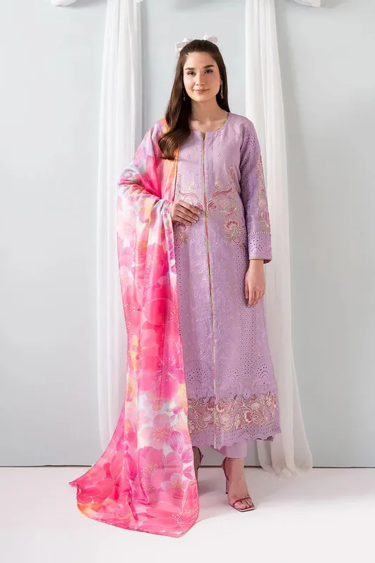 Maryum N Maria Zuhur 25 Lilac Organza – view 1 – Poshaq