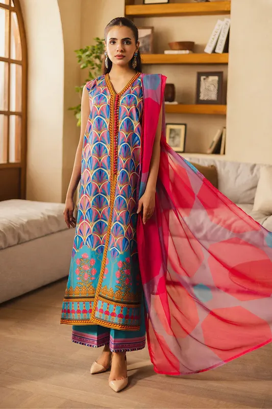 Maryum N Maria Ceil 25 Multi Silk – view 1 – Poshaq