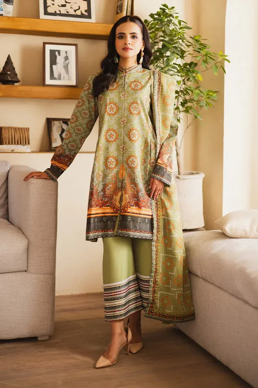 Maryum N Maria Ceil 25 Mint Green Silk – view 1 – Poshaq