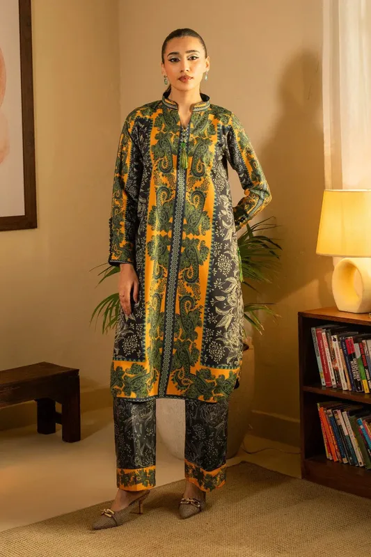 Maryum N Maria Aurora Collection Navy Crepe – view 1 – Poshaq