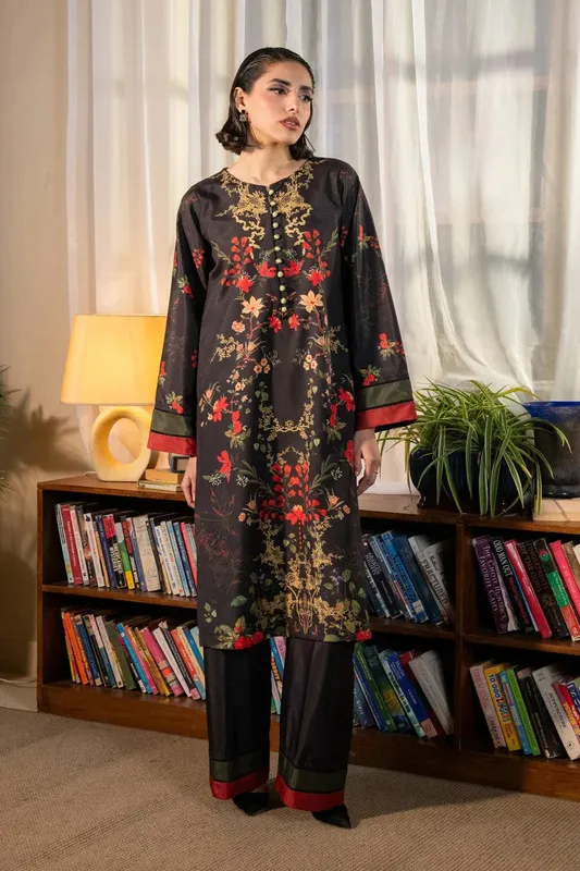 Maryum N Maria Aurora Collection Black Crepe – view 1 – Poshaq