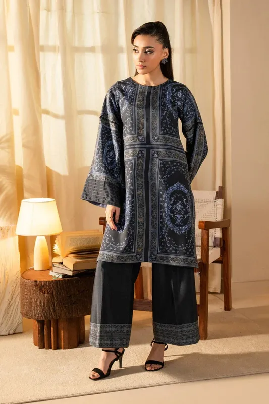 Maryum N Maria Aurora Collection Black Crepe – view 1 – Poshaq