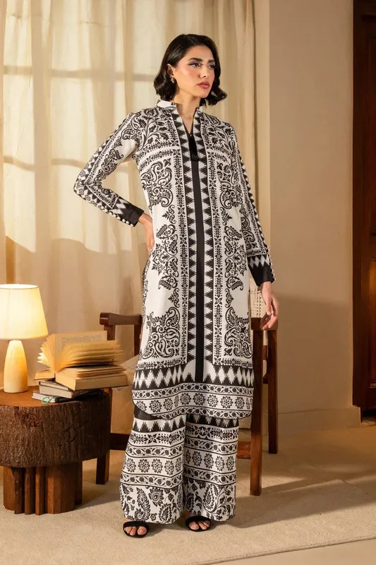 Maryum N Maria Aurora Collection White Crepe – view 1 – Poshaq