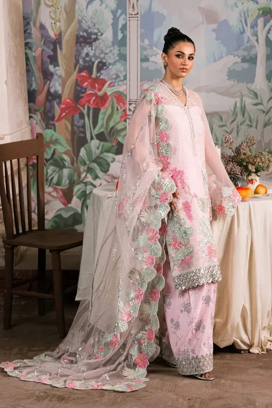 Maryum N Maria Zircon Formals Soft Lilac Organza – view 1 – Poshaq