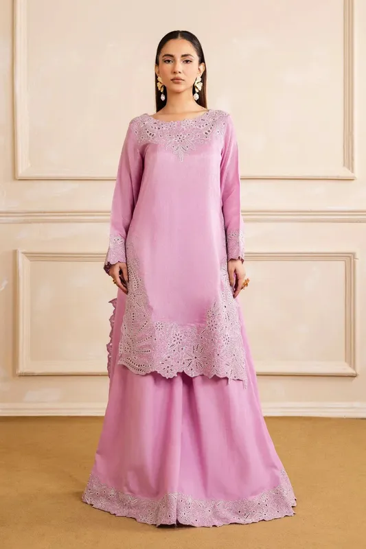 Maryum N Maria Nora Collection Lilac Silk – view 1 – Poshaq