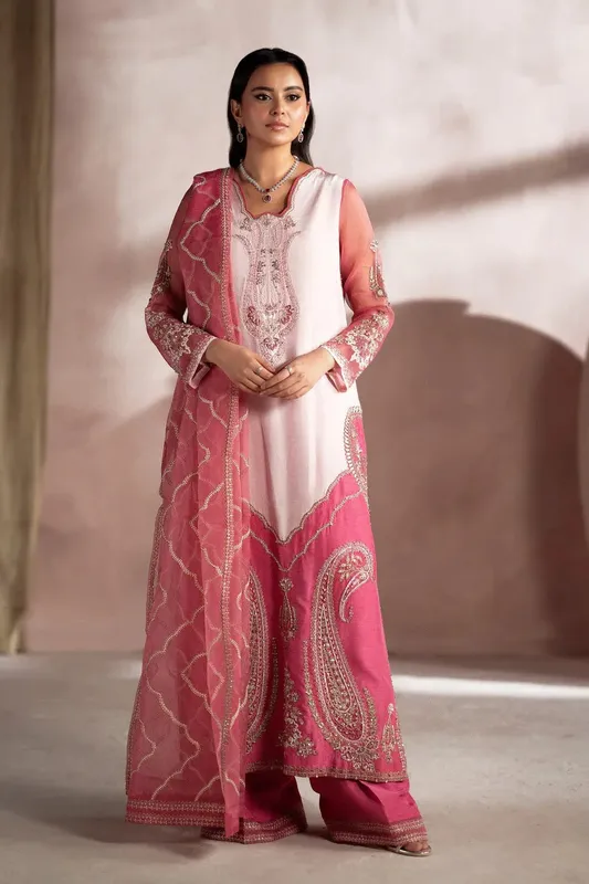 Maryum N Maria Luna Formals Magenta Viscose – view 1 – Poshaq