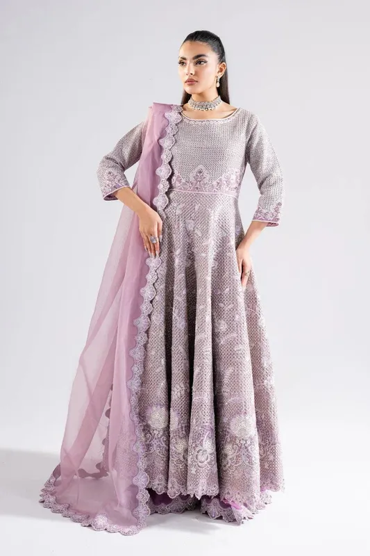 Maryum N Maria Luna Formals Lilac Organza – view 1 – Poshaq