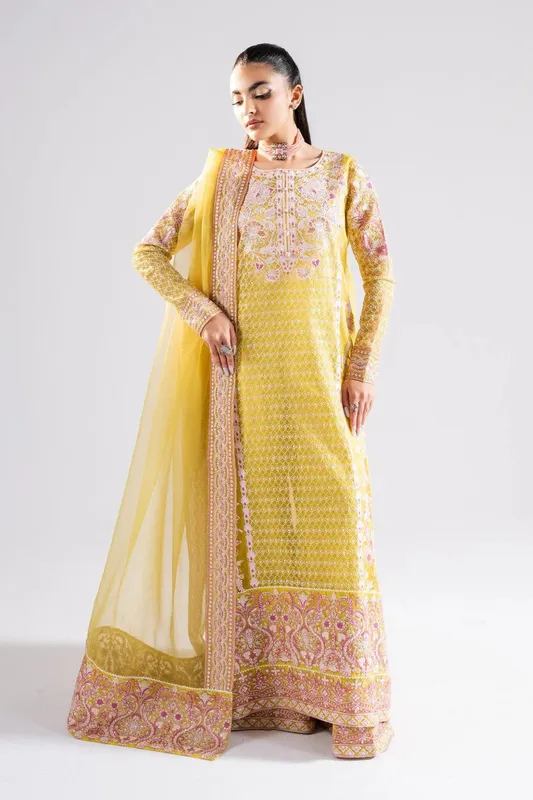 Maryum N Maria Luna Formals Yellow Tissue – view 1 – Poshaq